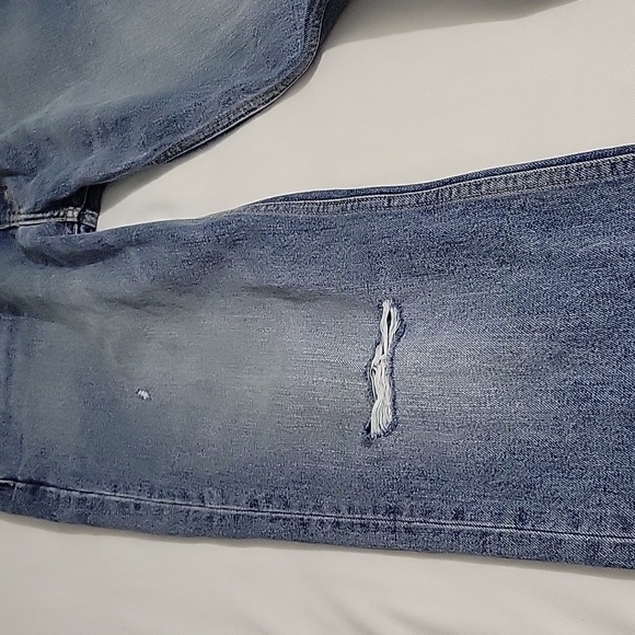 Vintage Men's Levi 514 Jeans | Distressed Blue Stone Washed| Size 34 W 32 L - Picture 8 of 12